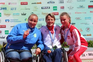 2014 euro canoe sprint women TA V1 200 podium